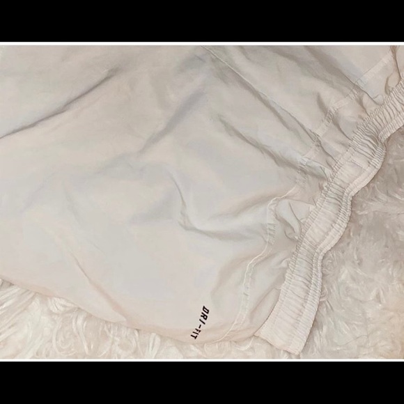 White Nike Dri-Fit Athletic Shorts! - Picture 3 of 5